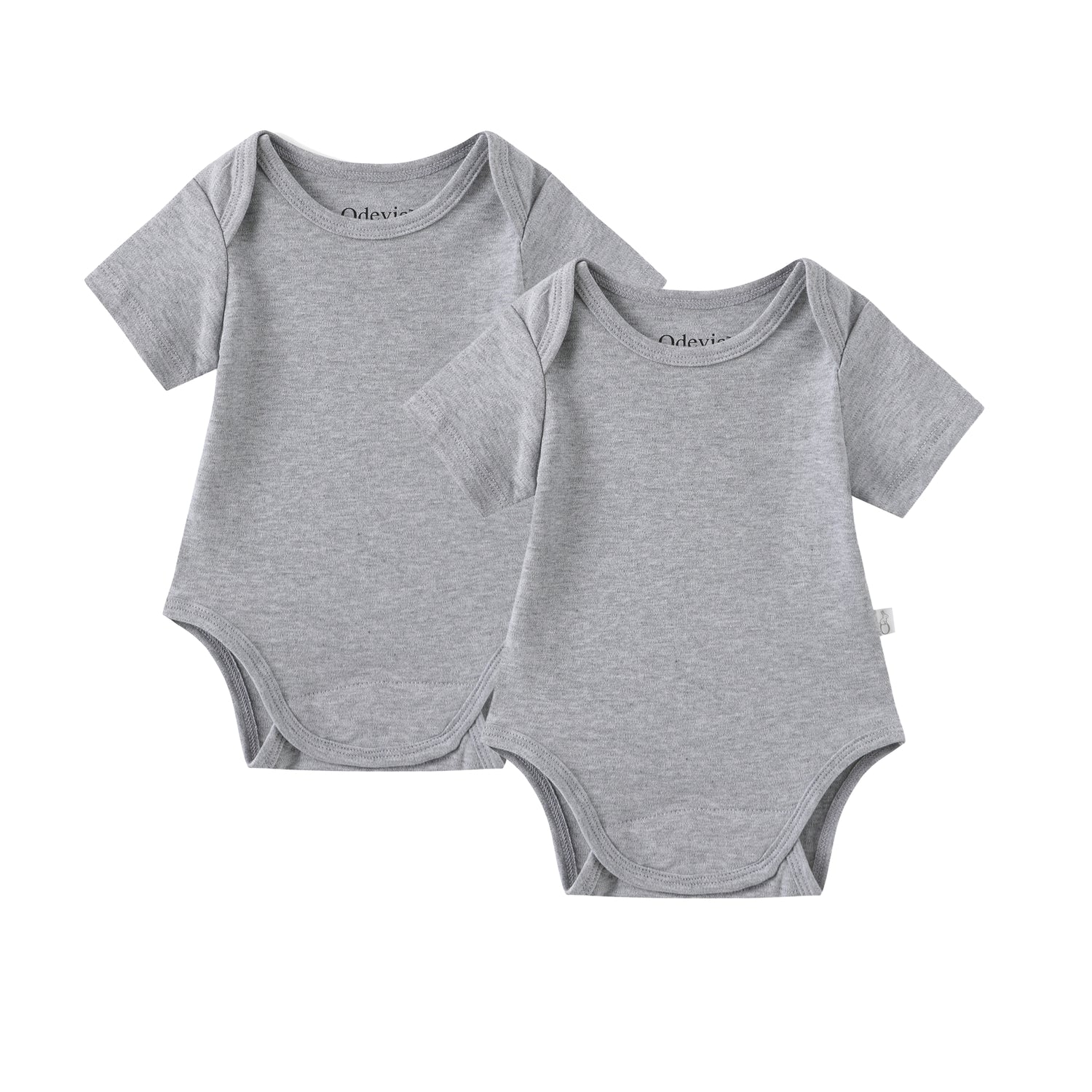 Baby Bodysuit 2-Pack - Grey