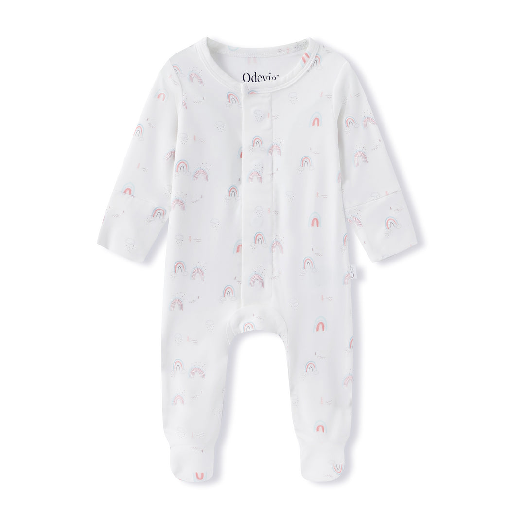 Bamboo Pyjama Sleepsuit - Arc en ciel