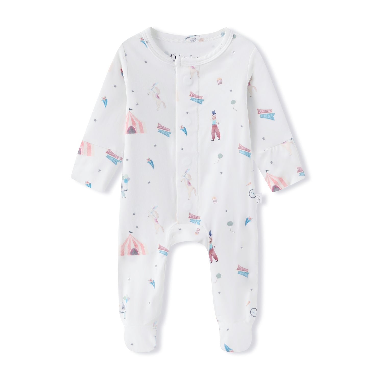 Bamboo Pyjama Sleepsuit - Le Cirque