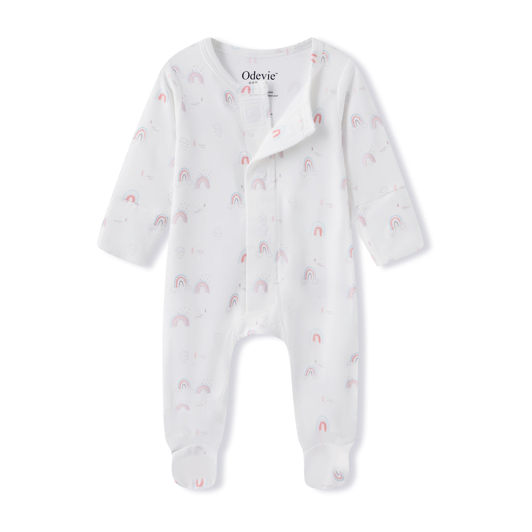 Bamboo Pyjama Sleepsuit - Arc en ciel